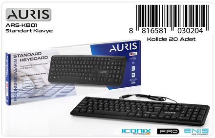 Auris KB01 Standart Klavye